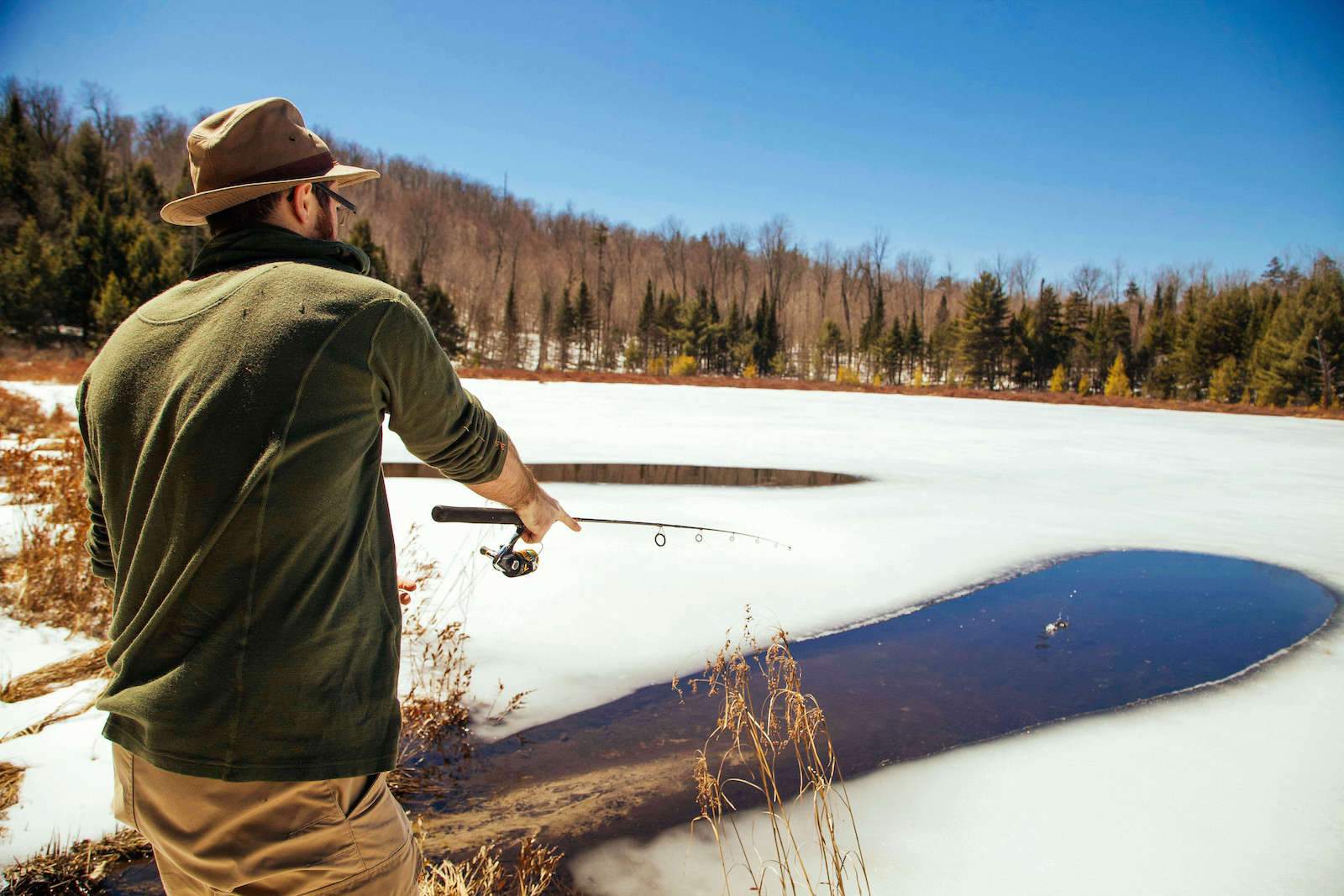 Unconventional Ice Fishing  Story By Valerie Manne – Pure Adirondacks