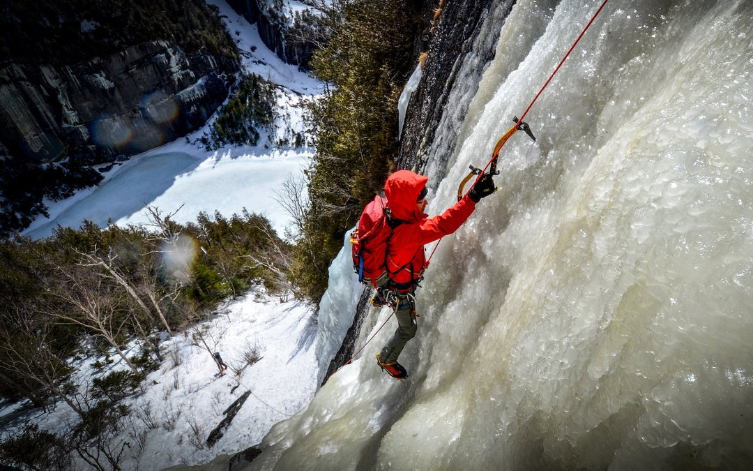 Ice Climbing Avalanche Mountain Gully