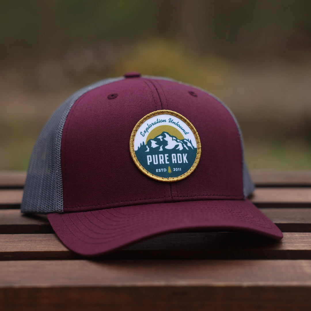 Pioneer Mesh Snapback (Burgundy)