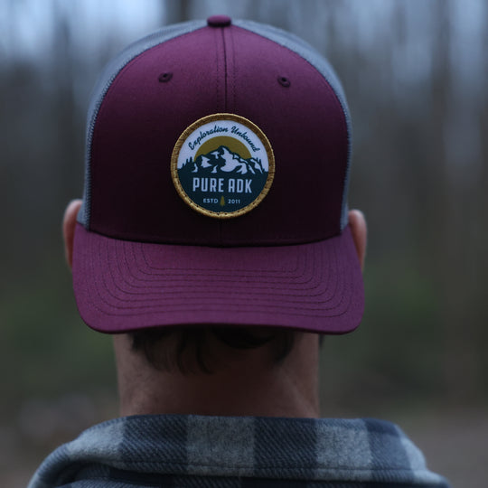 Pioneer Mesh Snapback (Burgundy)