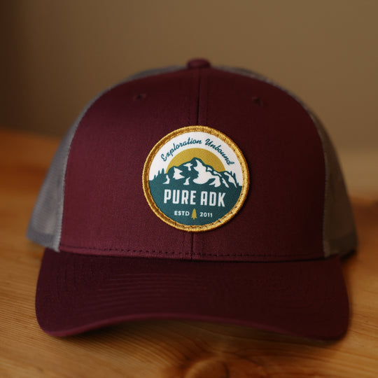 Pioneer Mesh Snapback (Burgundy)