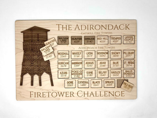 Adirondack Fire Tower Challenge Tracker