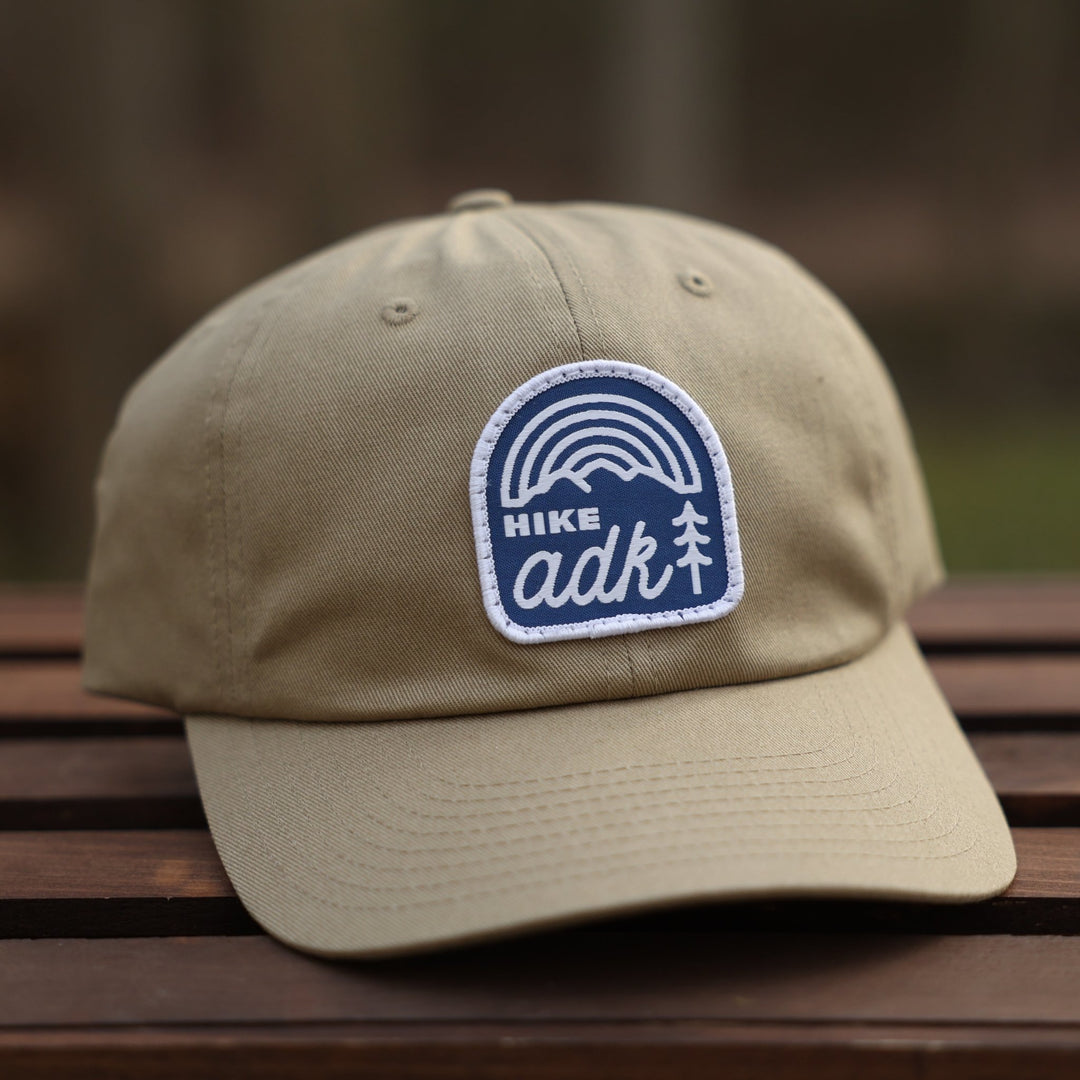 HikeADK Strapback Hat (Driftwood) - Pure Adirondacks