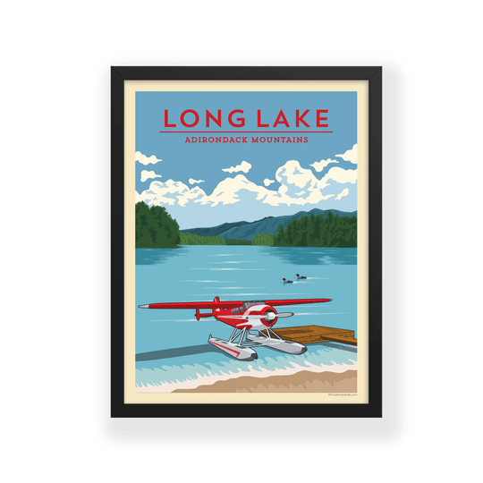 Poster | Long Lake, NY - Pure Adirondacks