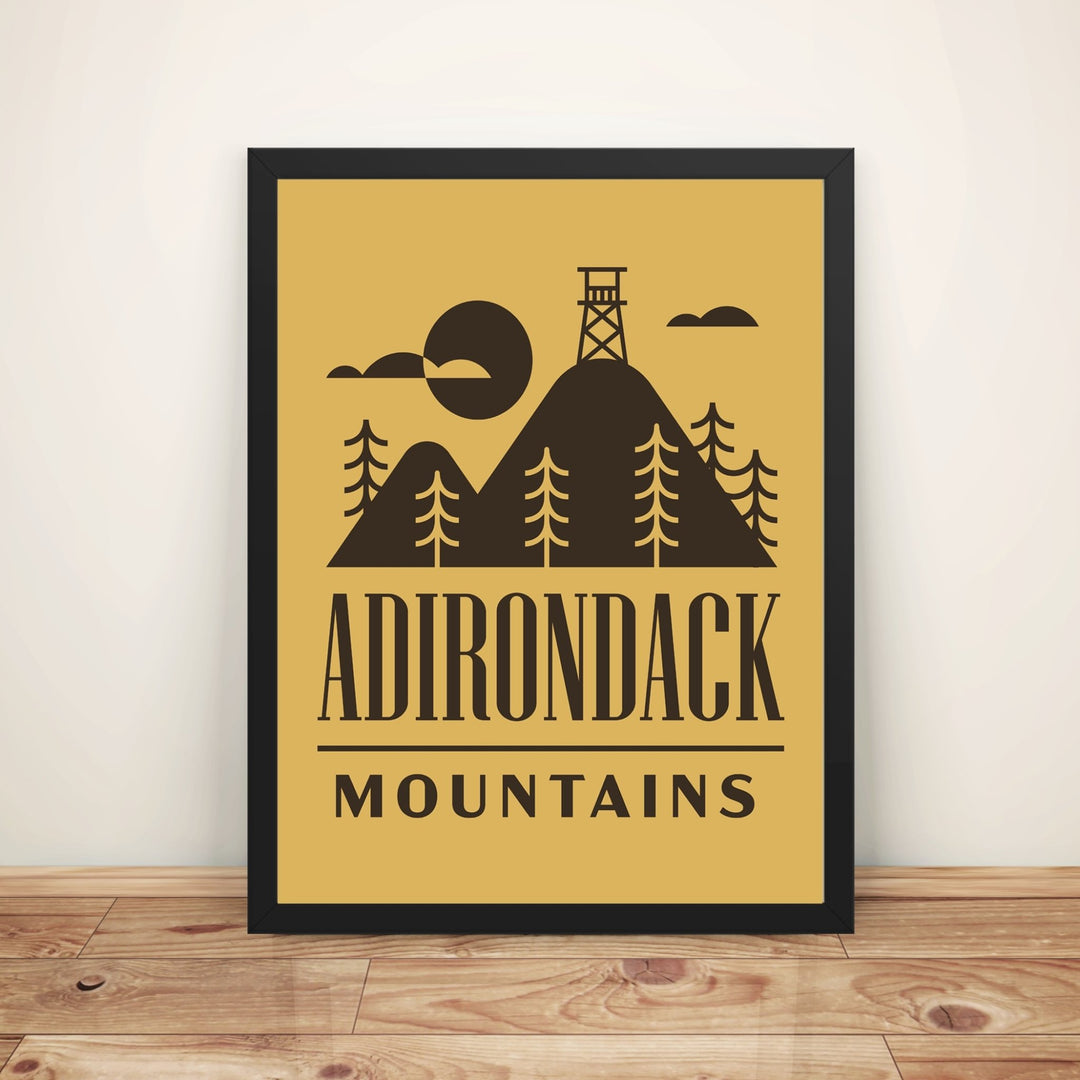 Primitive Poster - Pure Adirondacks