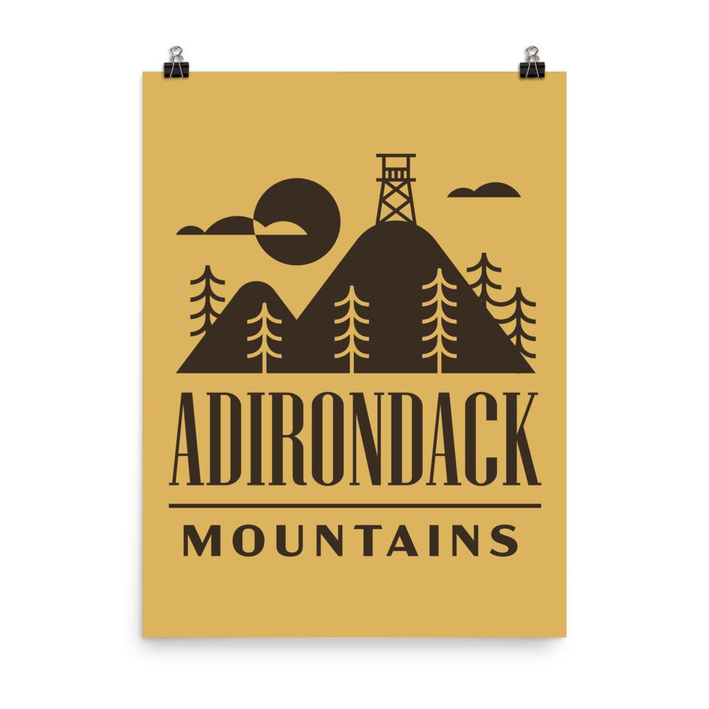 Primitive Poster - Pure Adirondacks