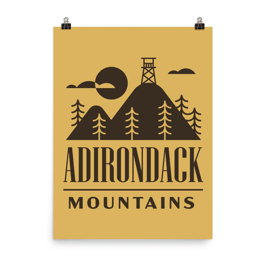 Primitive Poster - Pure Adirondacks