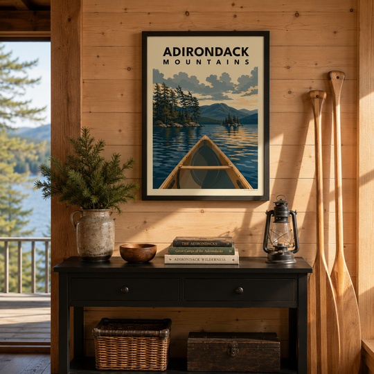 Poster | Adirondack Canoeing