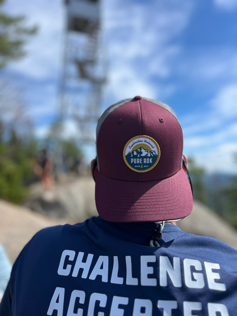 Pioneer Mesh Snapback (Burgundy)