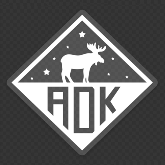 Sticker: ADK Moose (Clear)