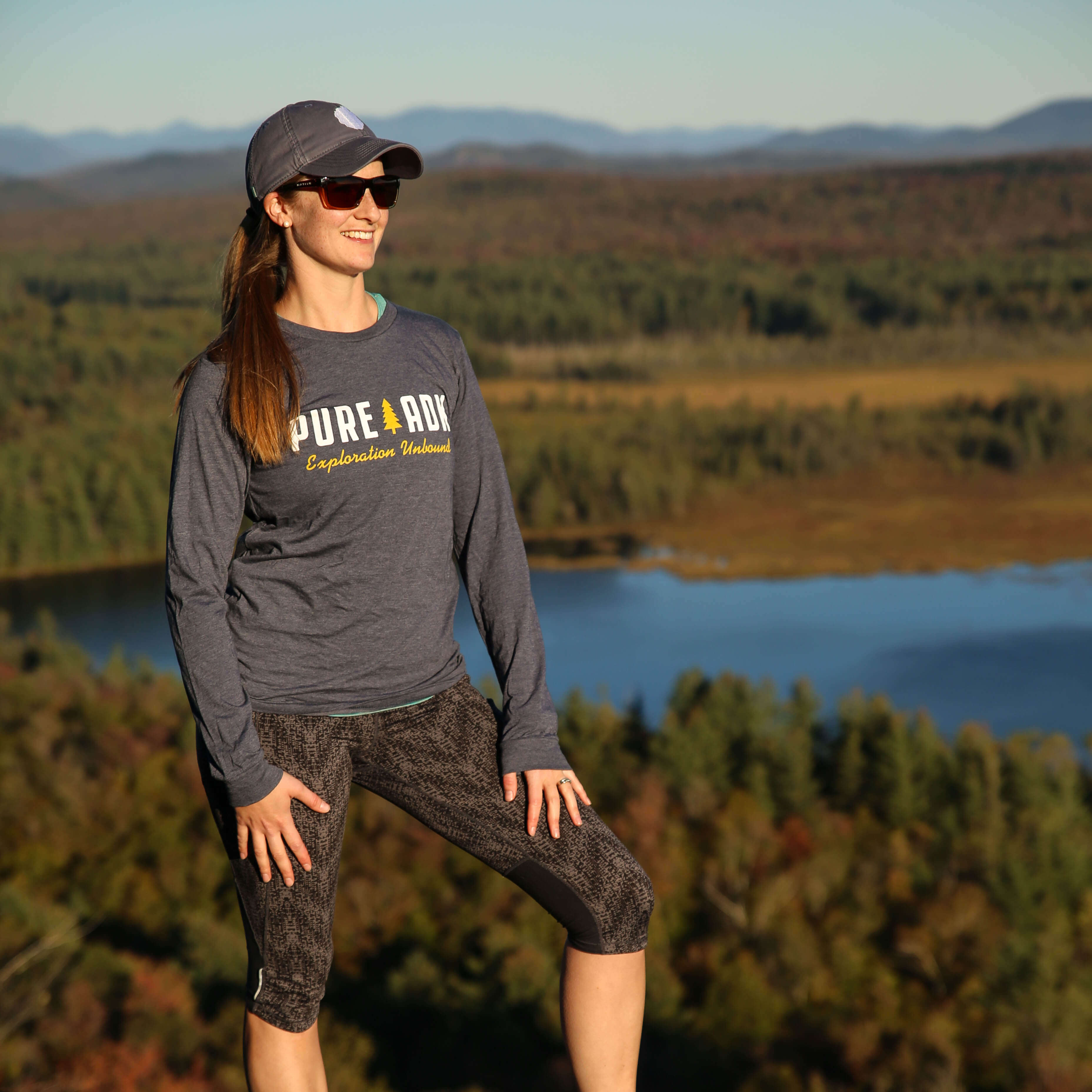 PureADK long sleeve on the summit