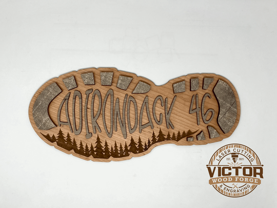 Adirondack 46 Hiking Boot Wall Art