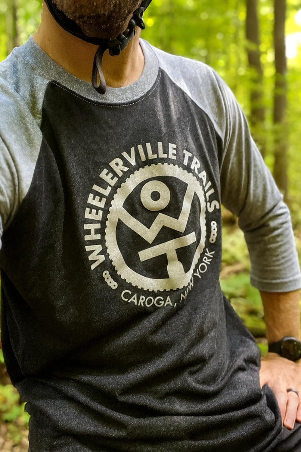 Wheelerville Trails | Logo 3/4 Sleeve Shirt