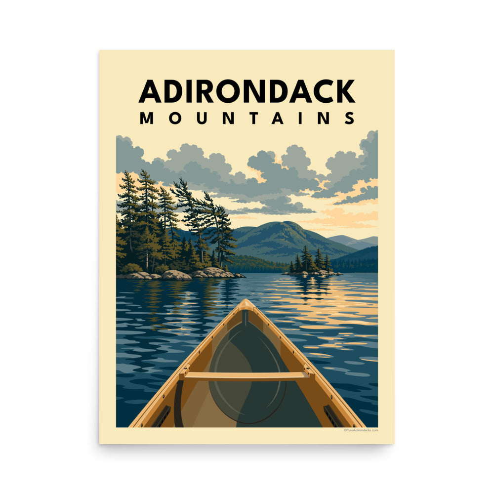 Poster | Adirondack Canoeing
