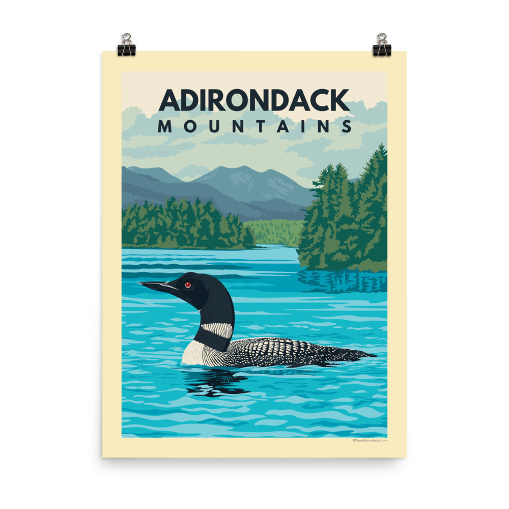 Vintage Adirondack Poster | ADK Lean-To Camping – Pure Adirondacks