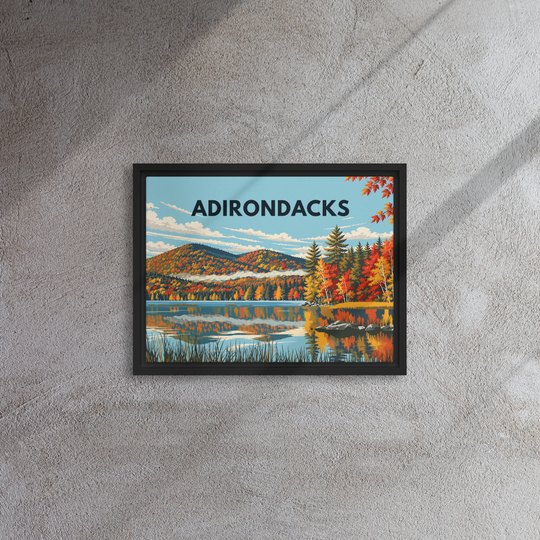 Framed Canvas | Autumn Reflections