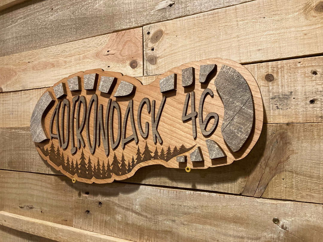 Adirondack 46 Hiking Boot Wall Art