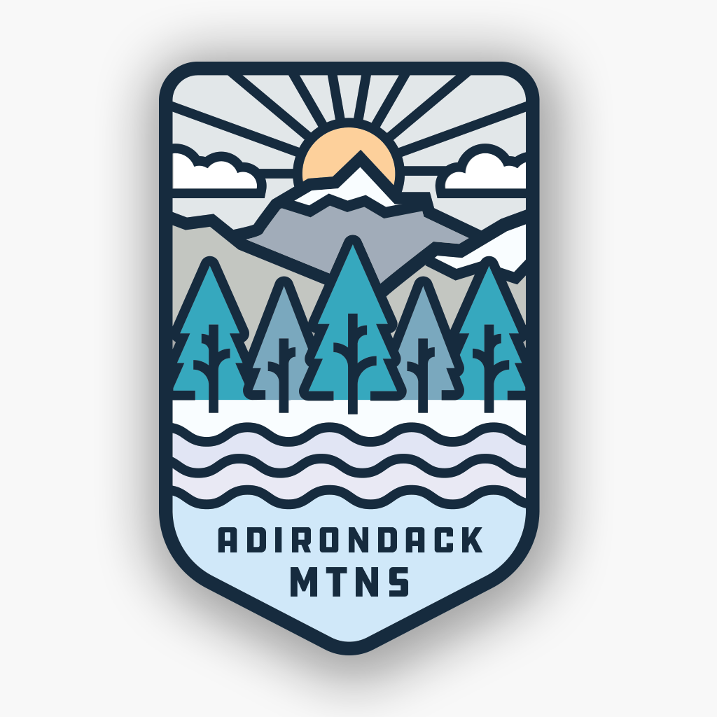 Vista Badge Sticker (Winter Edition) - Pure Adirondacks