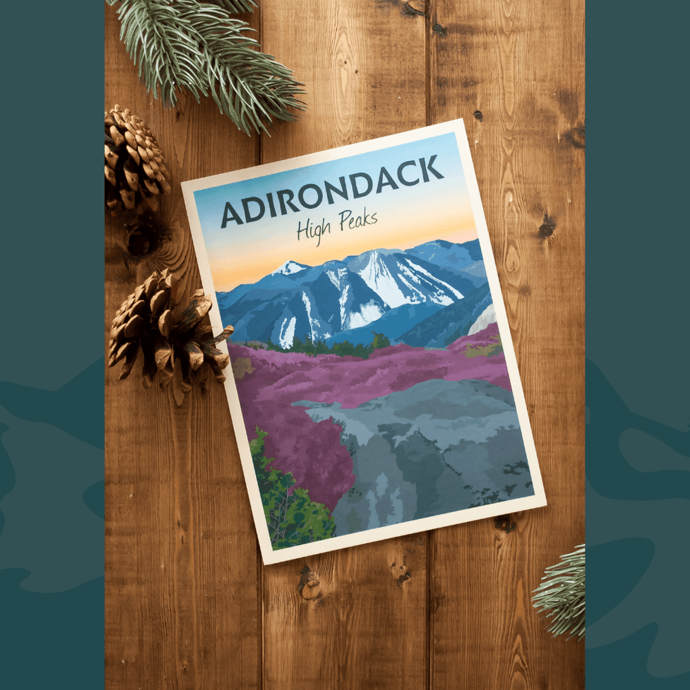 Vintage Print | Adirondack High Peaks