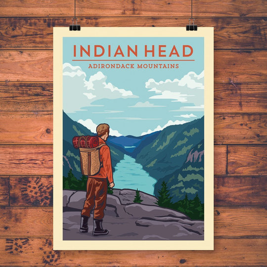Vintage Poster | Indian Head - Pure Adirondacks
