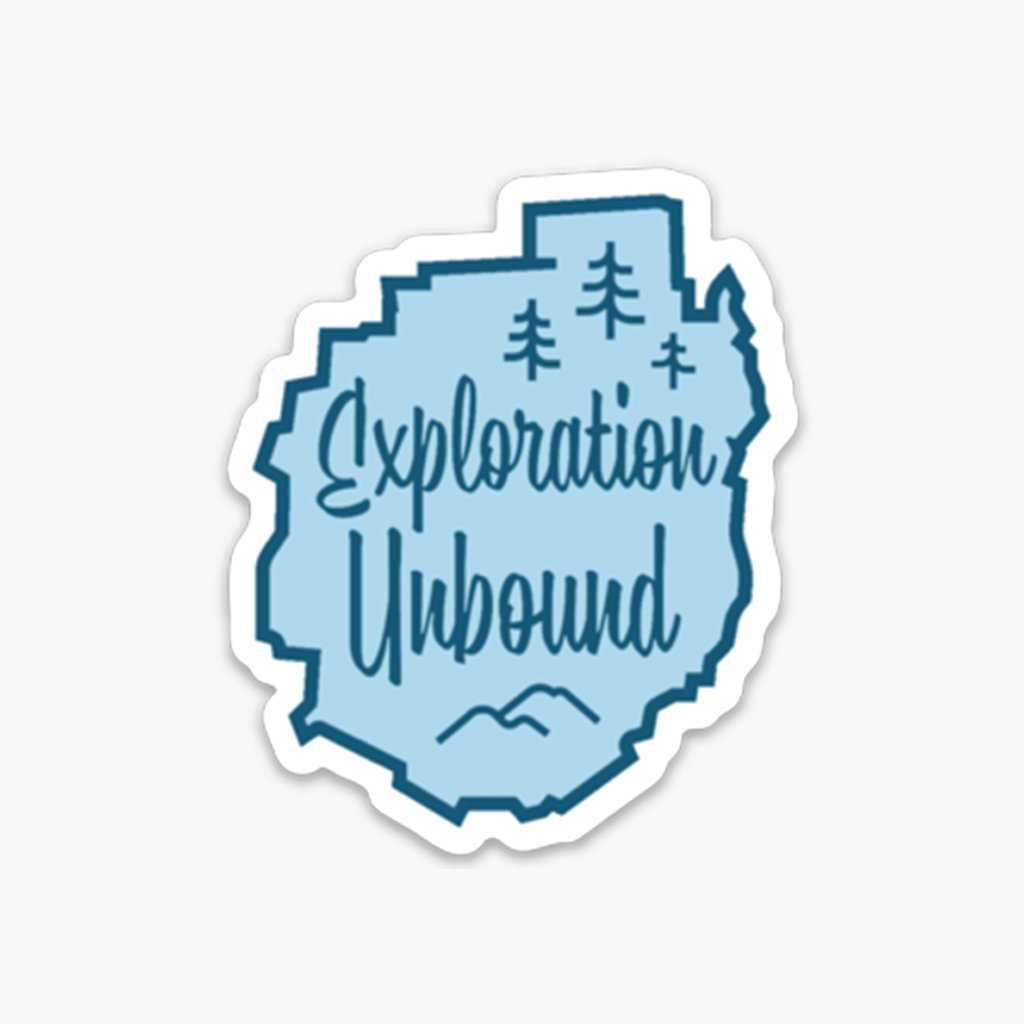 The "Blue Line" Sticker - Pure Adirondacks