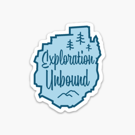 The "Blue Line" Sticker - Pure Adirondacks