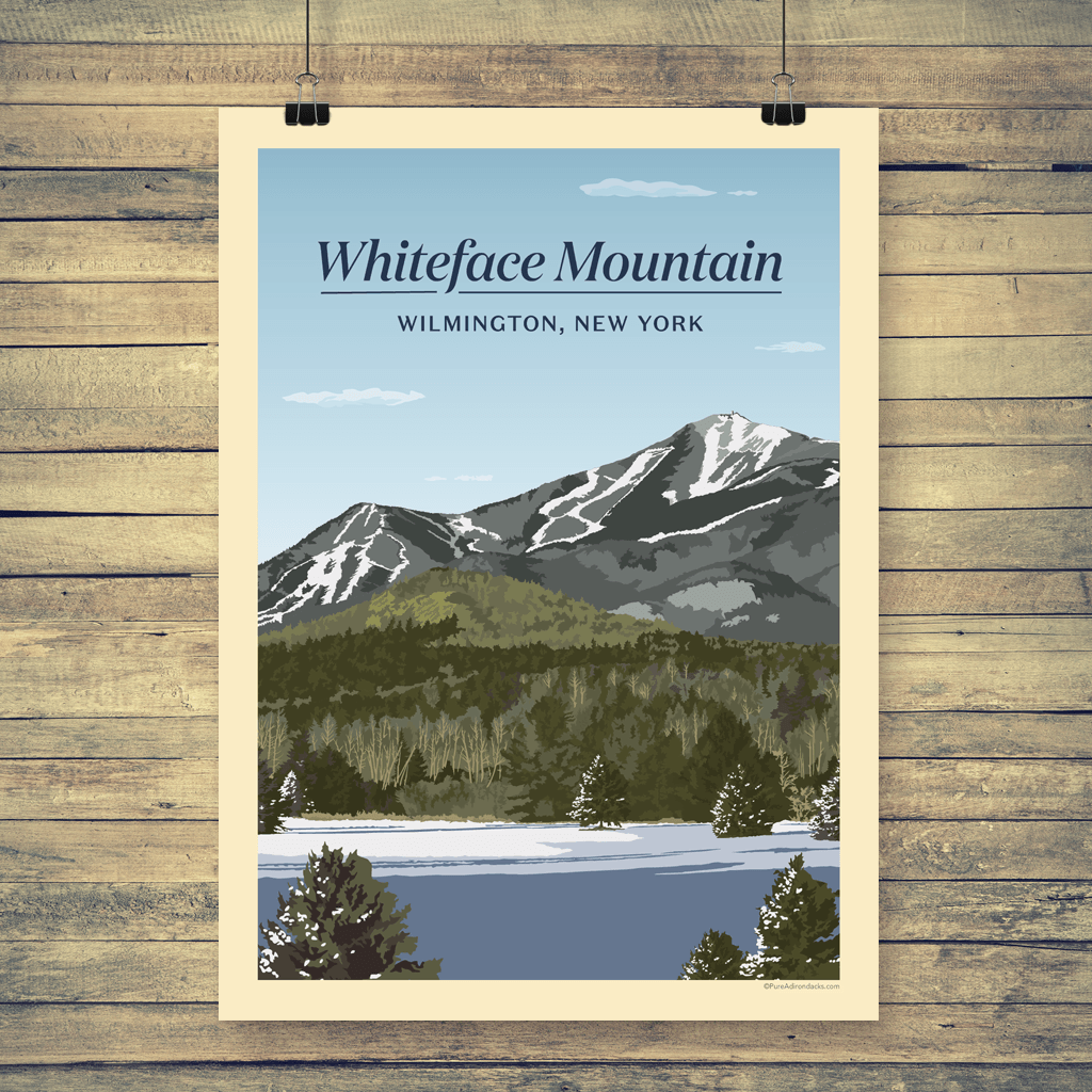 Vintage Print | Whiteface Mountain - Pure Adirondacks