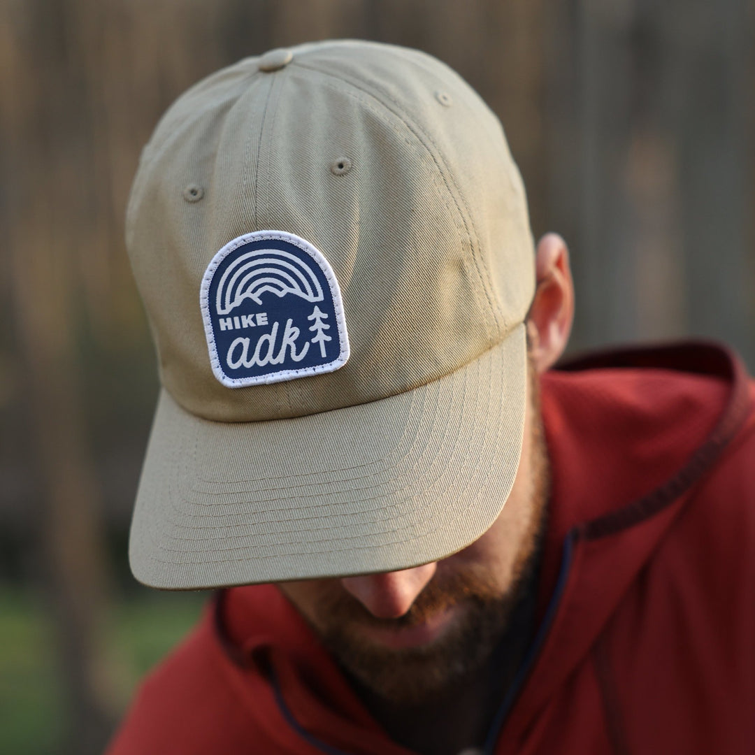 HikeADK Strapback Hat (Driftwood) - Pure Adirondacks