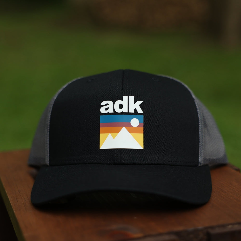 Alpine Trucker Snapback (Black/Grey) - Pure Adirondacks