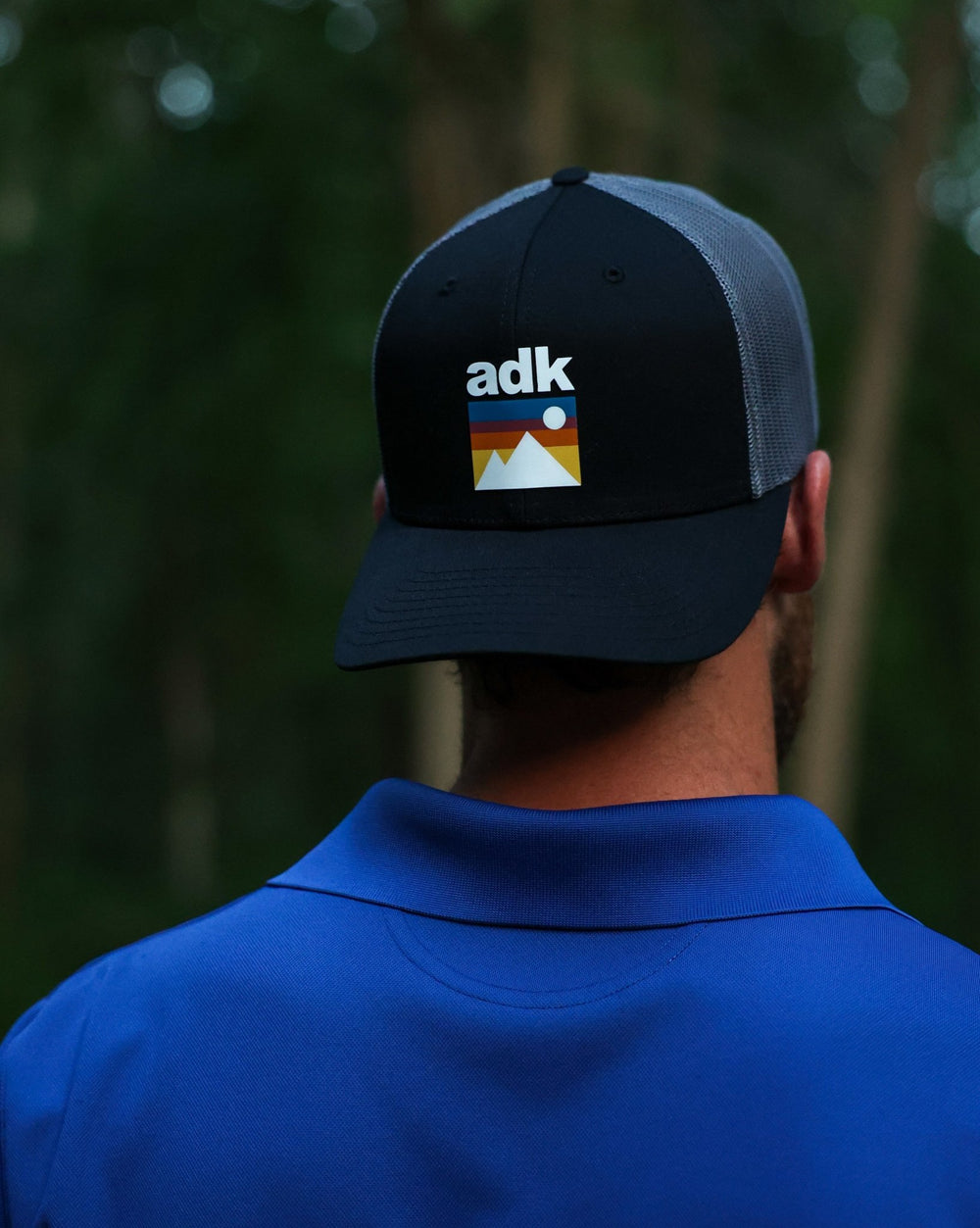 Alpine Trucker Snapback (Black/Grey) - Pure Adirondacks