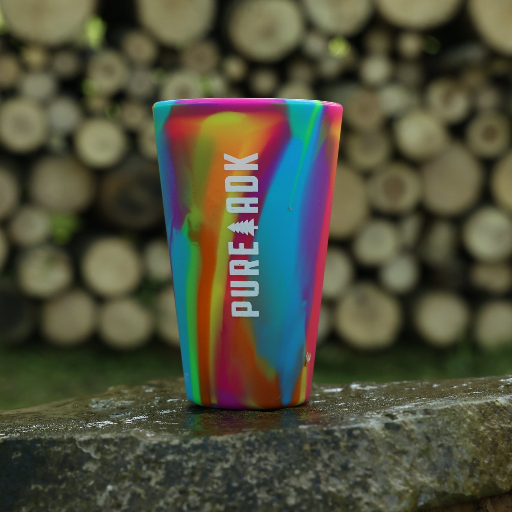 HikeADK Silicone Pint Cup (Hippie Hops) - Pure Adirondacks
