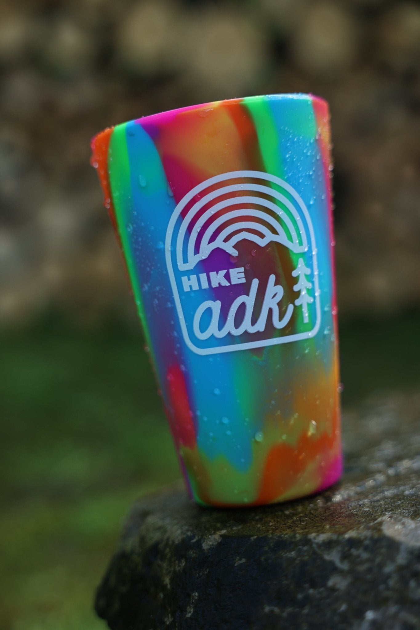 HikeADK Silicone Pint Cup (Hippie Hops) - Pure Adirondacks