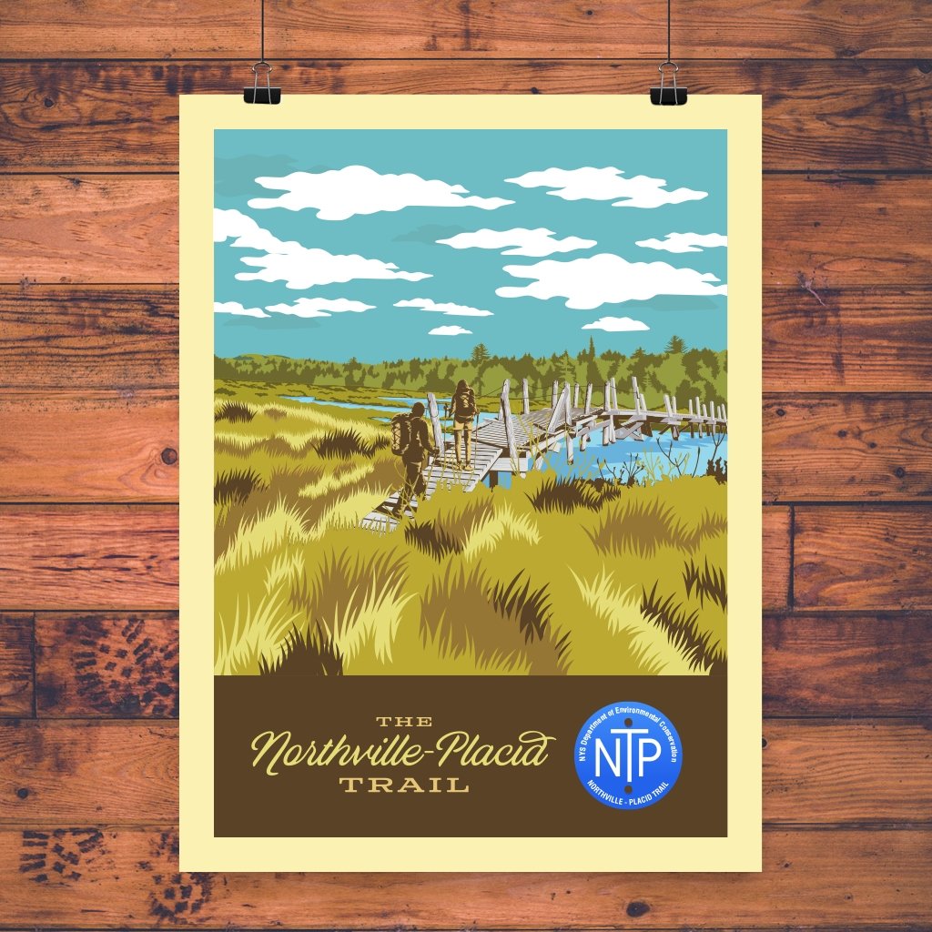 Vintage Print | Northville-Placid Trail - Pure Adirondacks