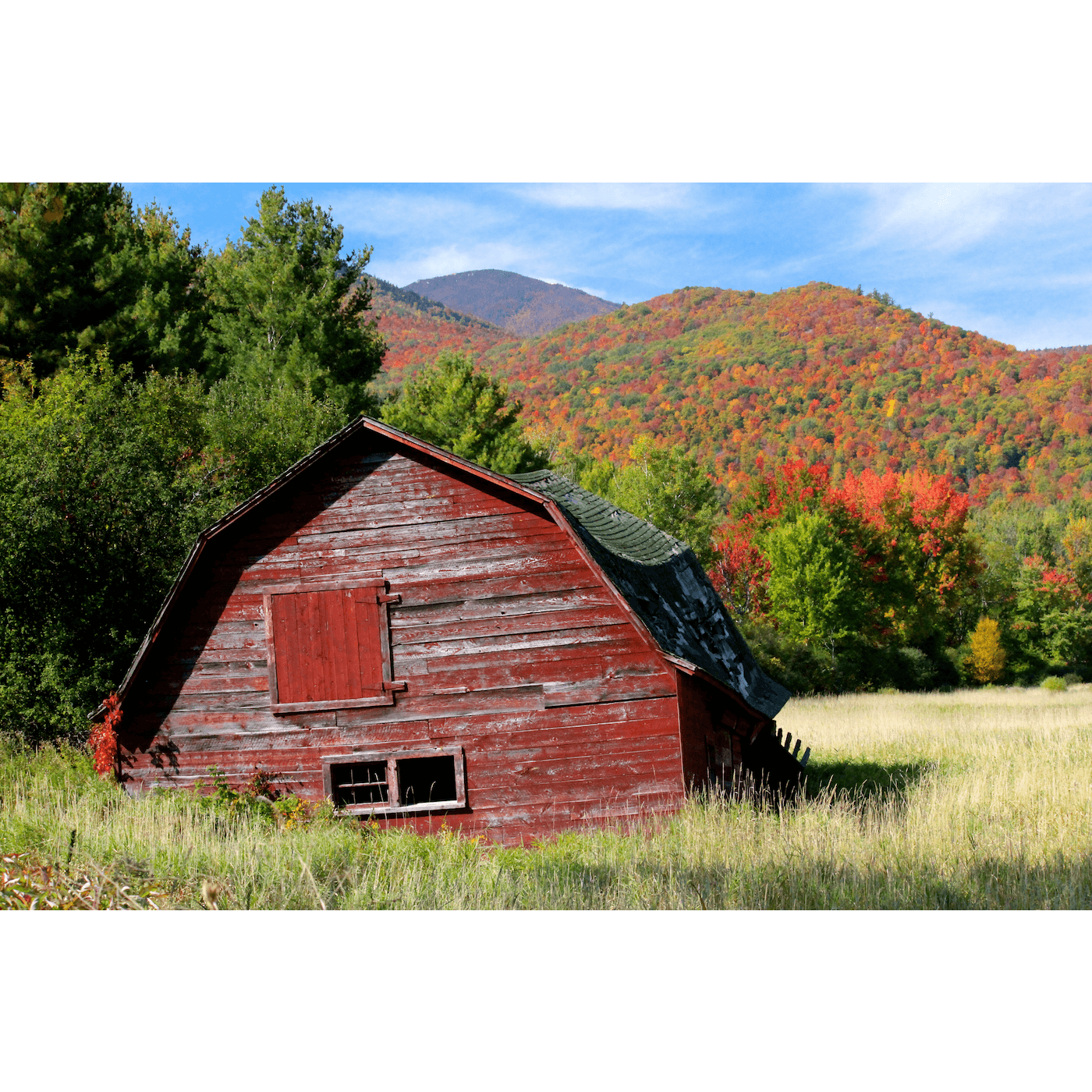 Photography Print | Keene Barn - Pure Adirondacks