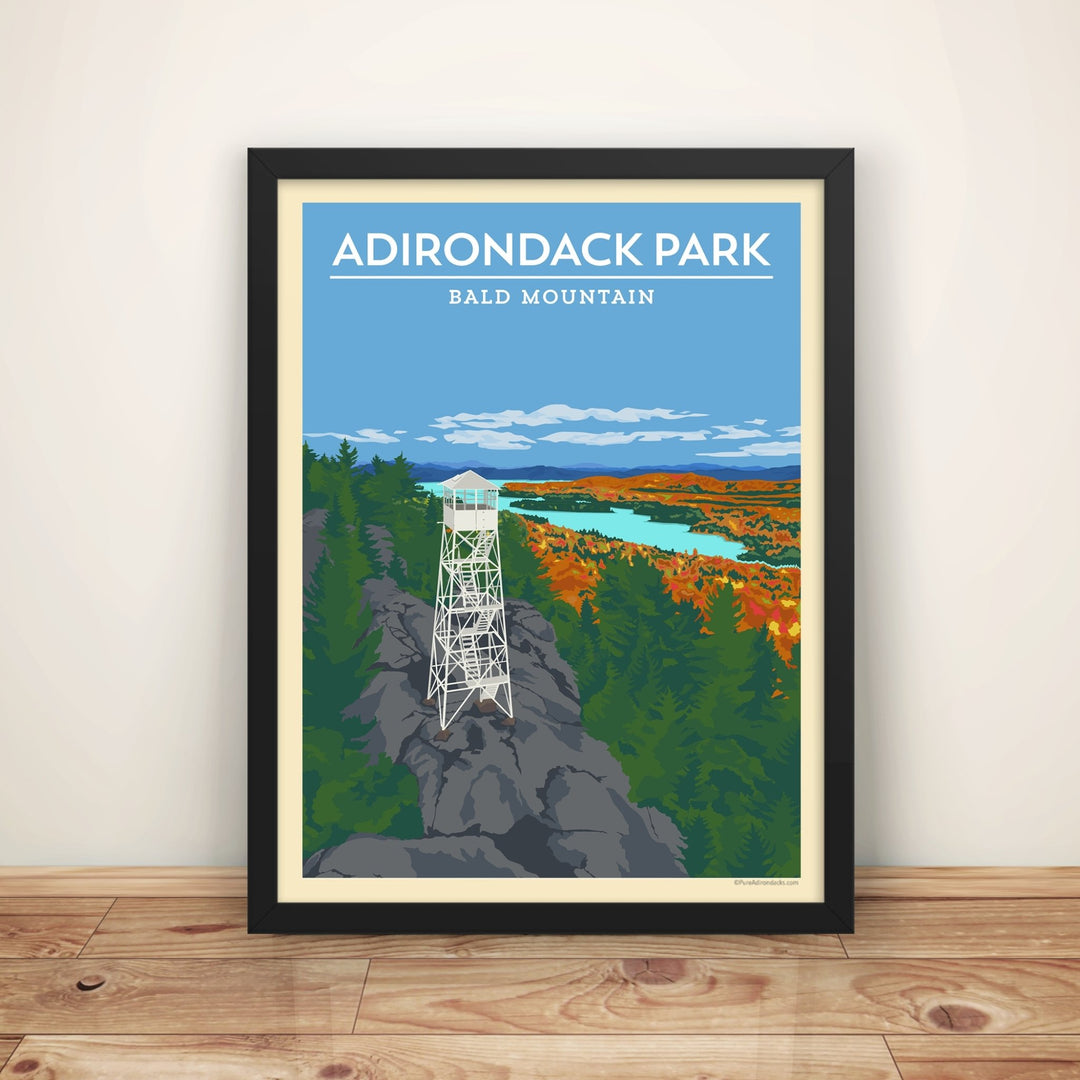 Poster | Bald Mountain Lookout - Pure Adirondacks