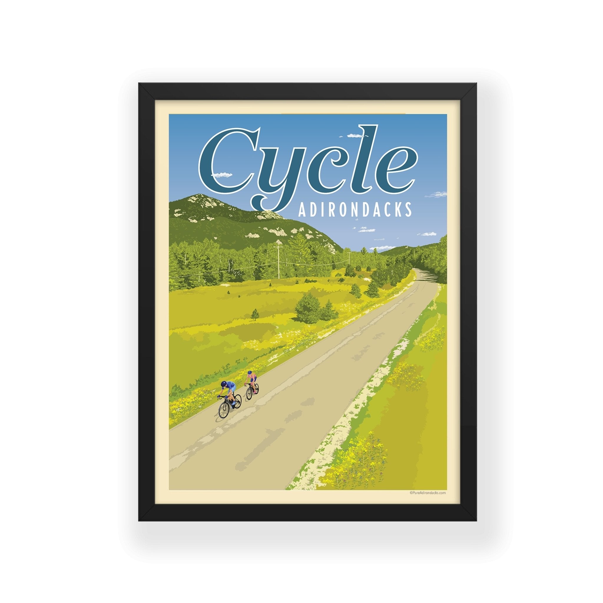 Poster | Cycling the Adirondacks - Pure Adirondacks