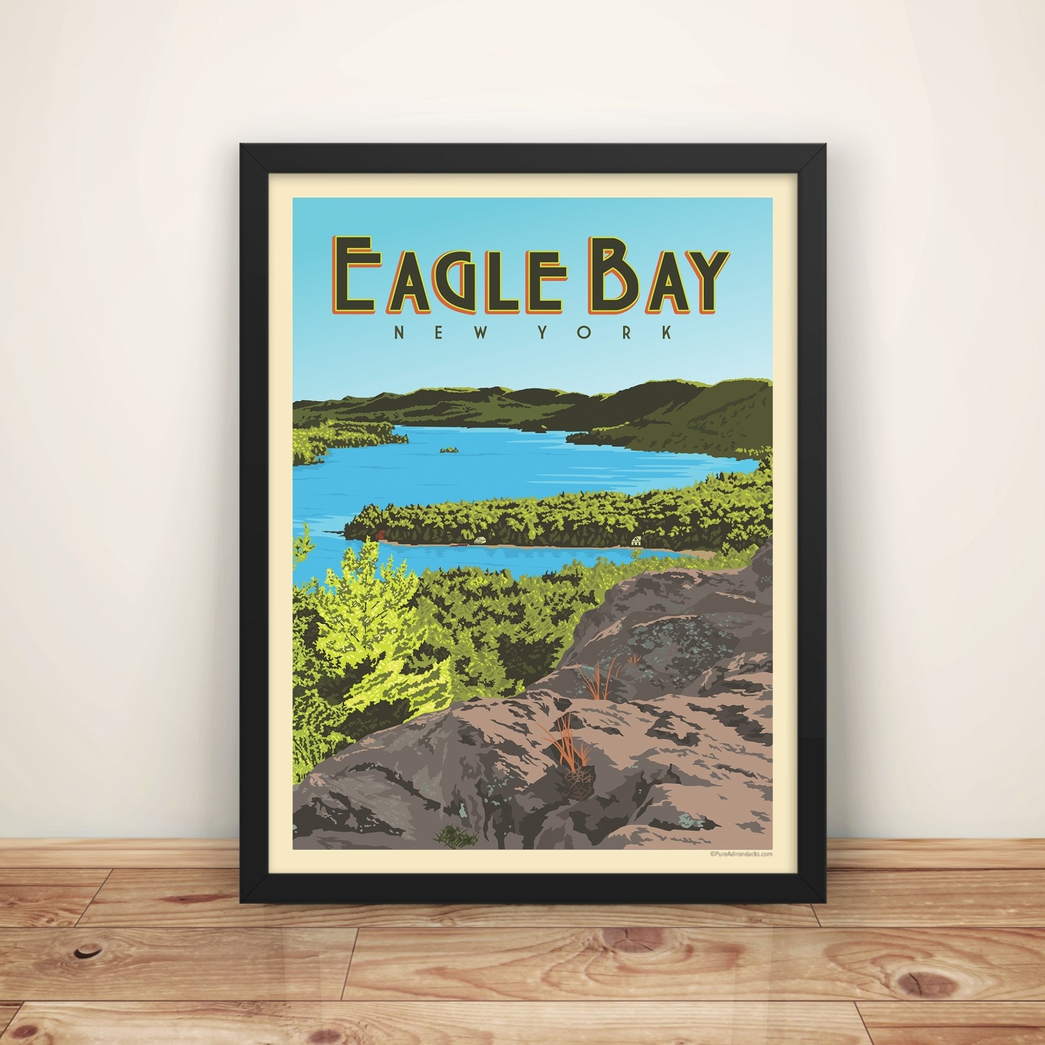Poster | Eagle Bay, NY - Pure Adirondacks