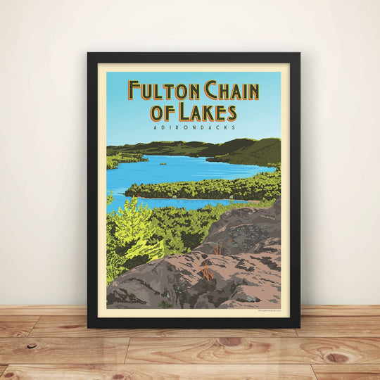 Poster | The Fulton Chain of Lakes - Pure Adirondacks