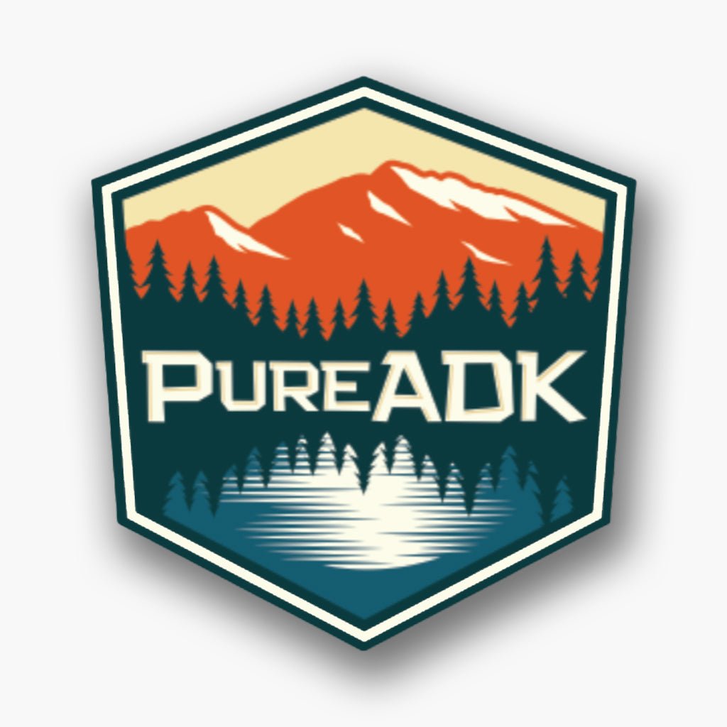 PureADK Retro Sticker - Pure Adirondacks