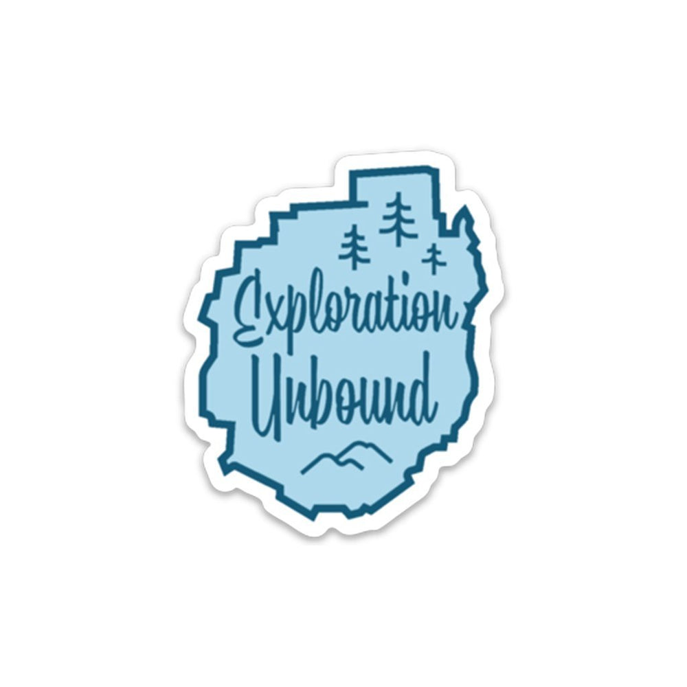 The "Blue Line" Sticker - Pure Adirondacks