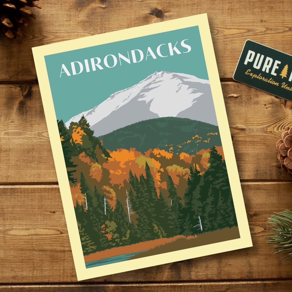 Vintage Print | Whiteface Autumn - Pure Adirondacks