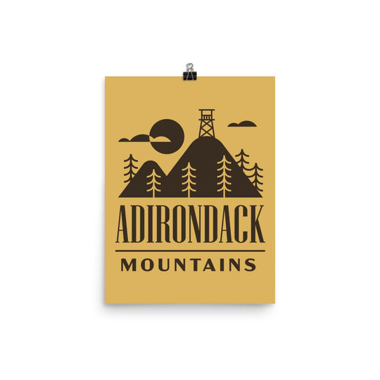 Primitive Poster - Pure Adirondacks